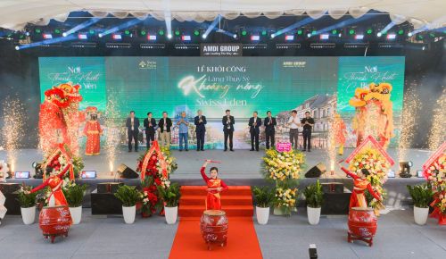 AMDI Group khởi công dự án Swiss Eden: Đánh thức “Mỏ vàng” khoáng nóng Thanh Thủy, định hình chuẩn sống “Wellness” ven đô
